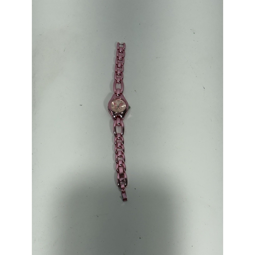 Lots of Love Butterfly‎ Love Lol Pink Japan Lady Chain Band Watch Needs Battery*